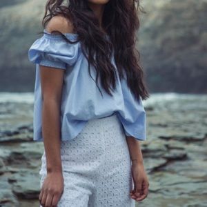 Off the shoulder shirt